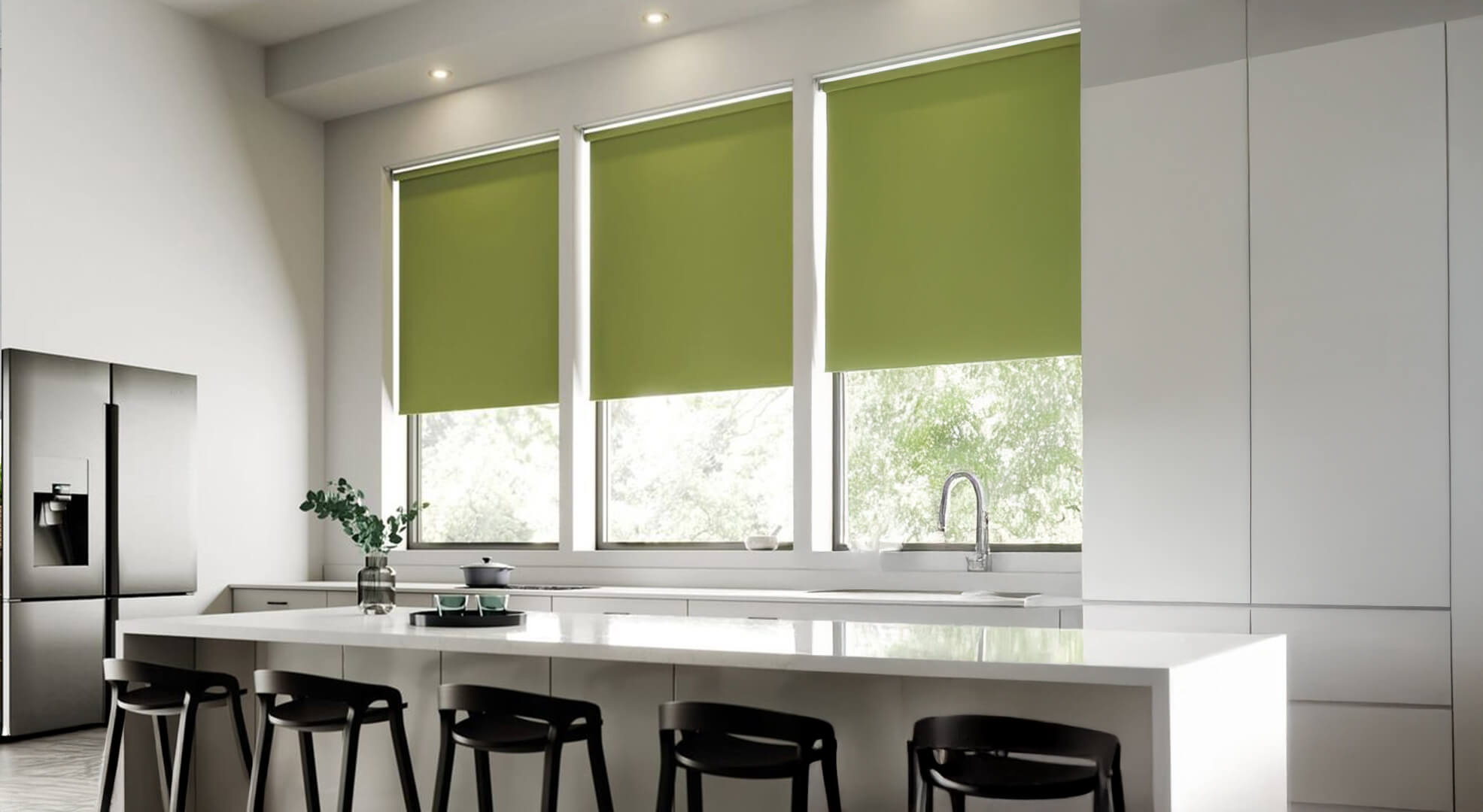 cortinas roller cocina