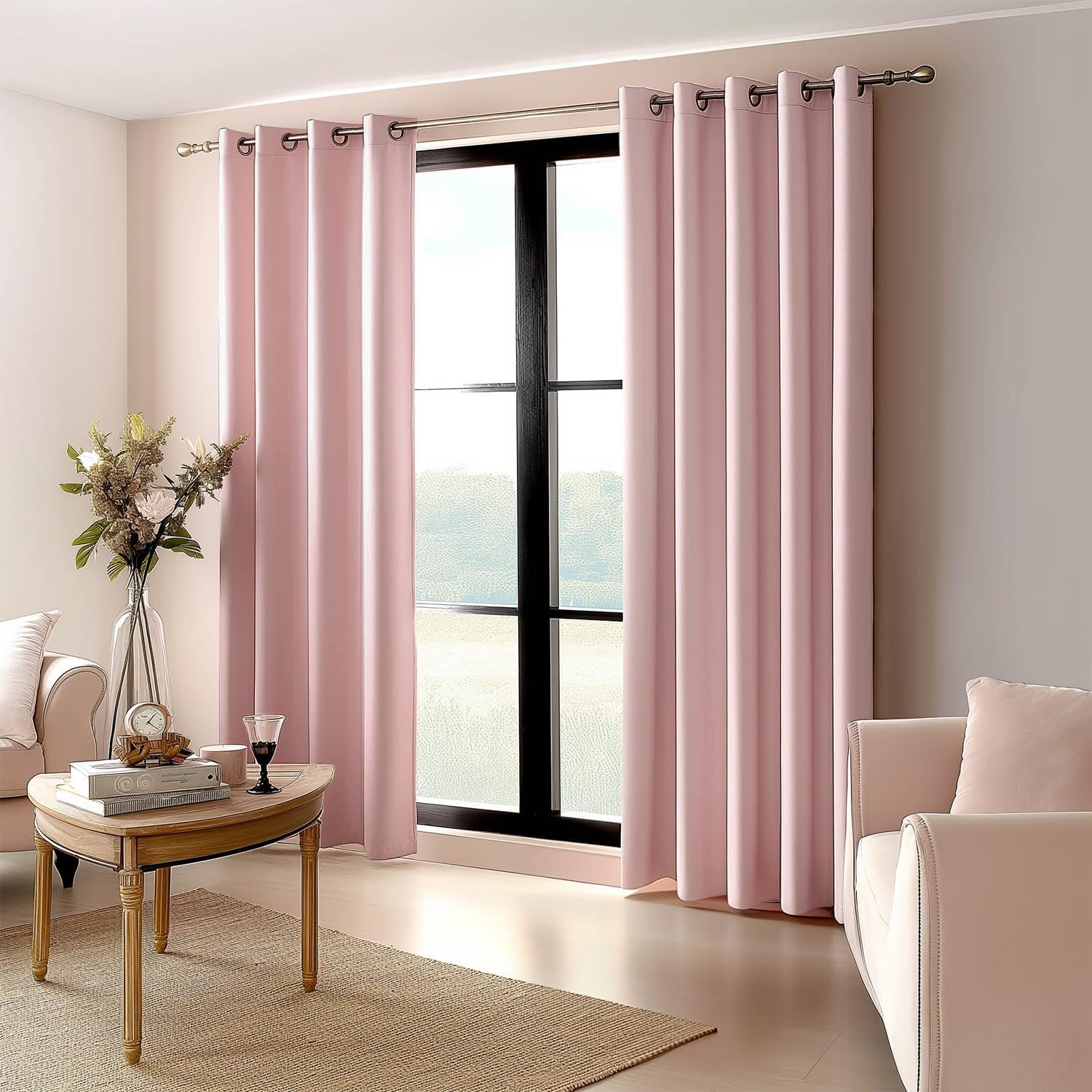 cortinas-opacas-color-rosa-claro-2 cortinas-opacas-color-rosa-claro