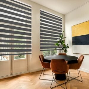 Cortina Roller Duo Gris Oscuro