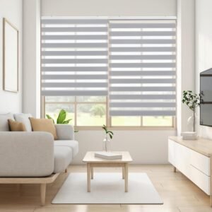 Cortina Roller Duo Gris Plata